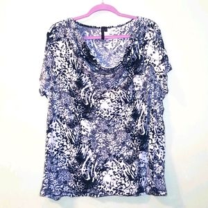 SUSAN LAWRENCE Cowl Neck Top